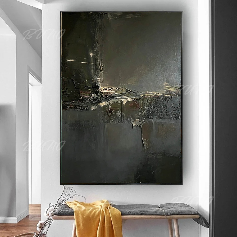 Painting Knife Palette - Dipinto a olio astratto 100% fatto