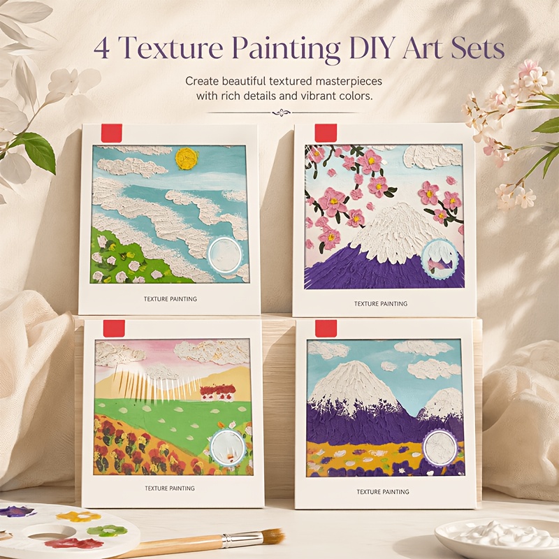 Painting Knife Palette - Kit di pittura con 4 texture