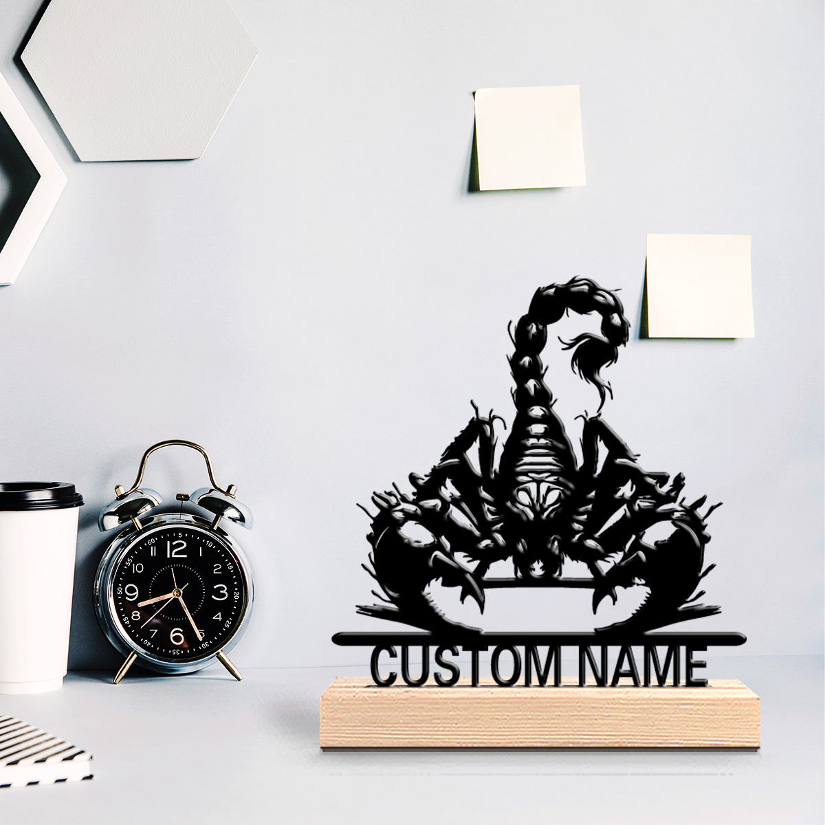 Art Craft Names - Statua in Metallo a Forma di