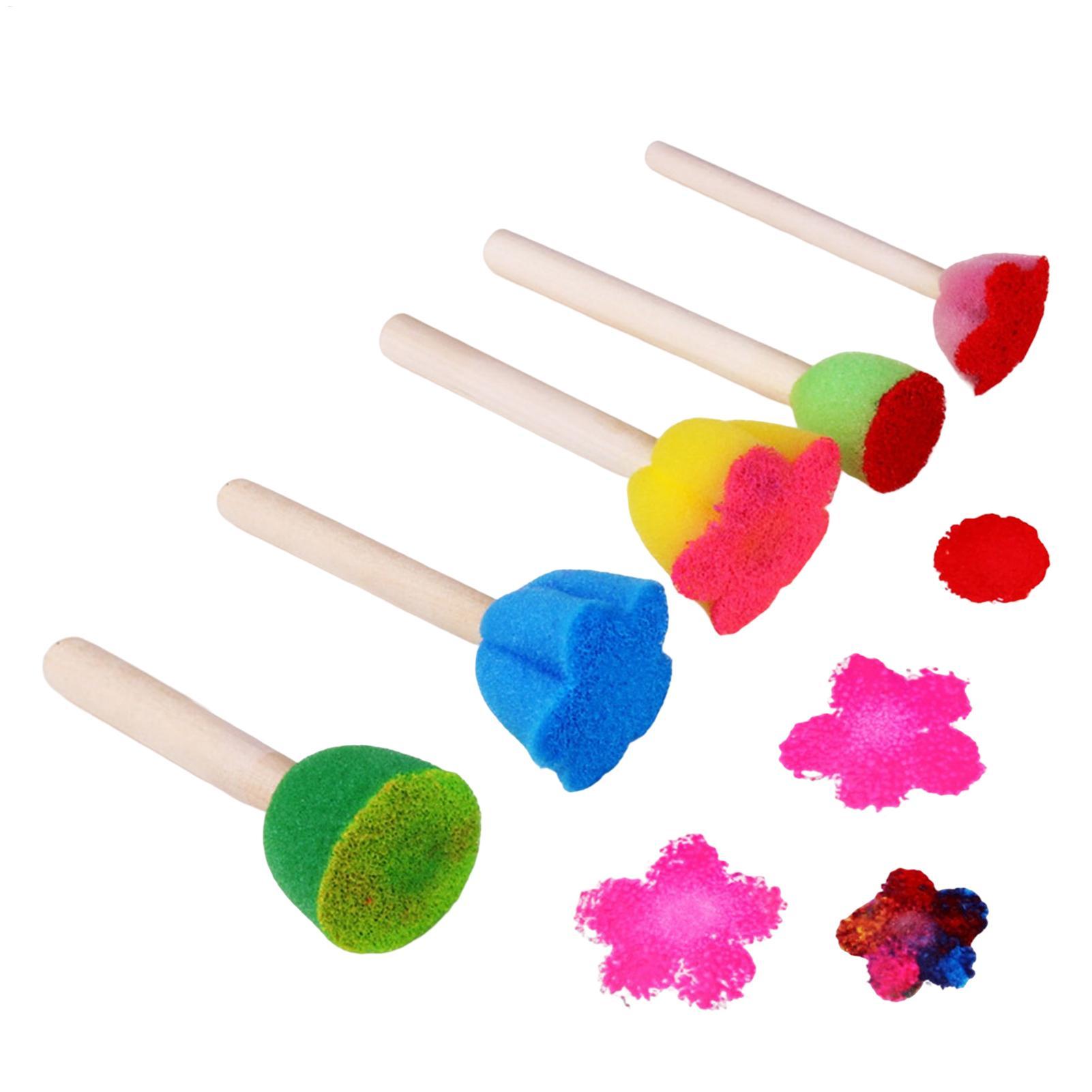 Art Craft Toddlers - 5 spugne per pittura riutilizzabili per