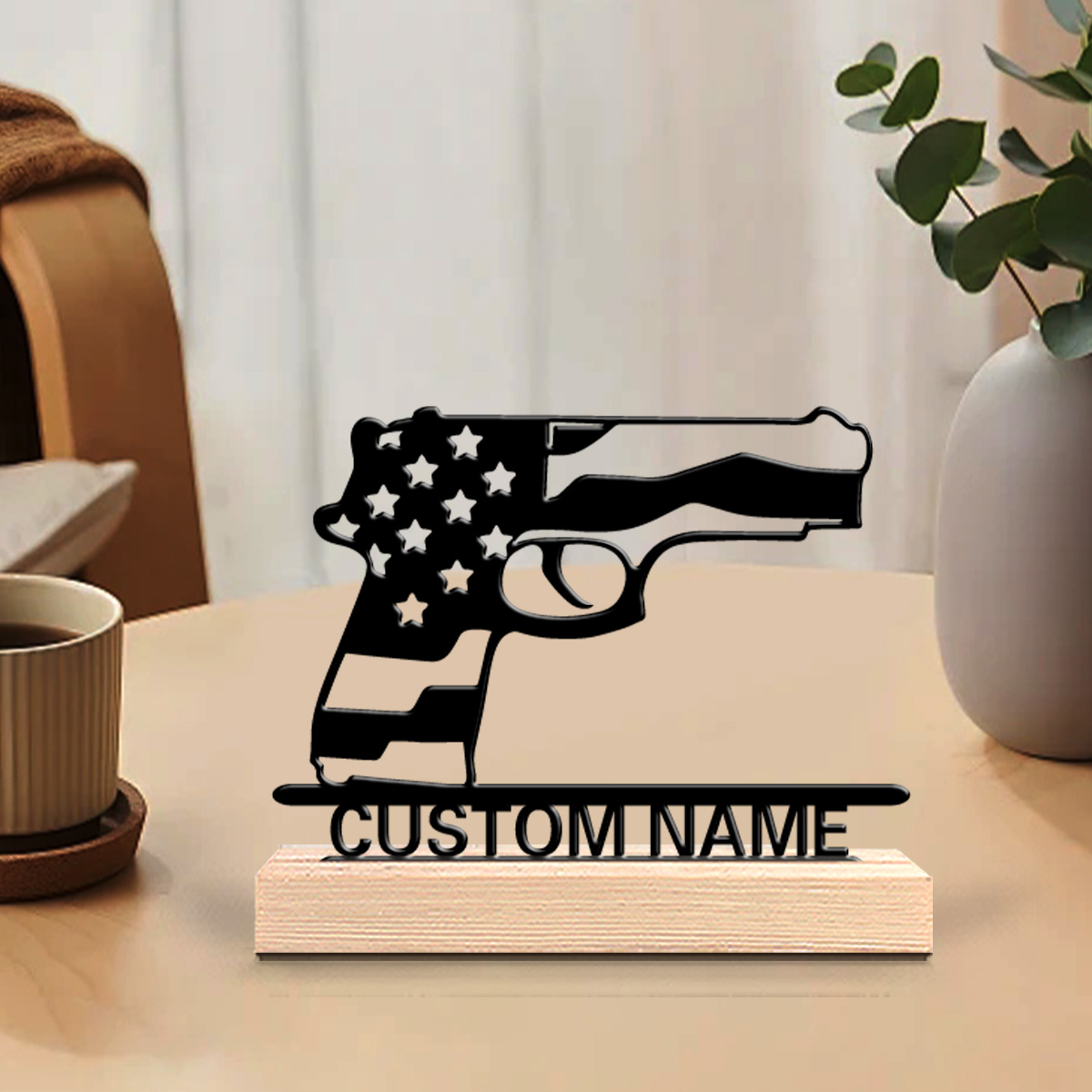 Art Craft Names - 1 pezzo Statua in metallo a