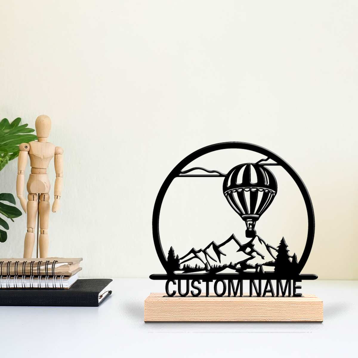 Art Craft Names - 1 pz. Statuetta in latta personalizzabile