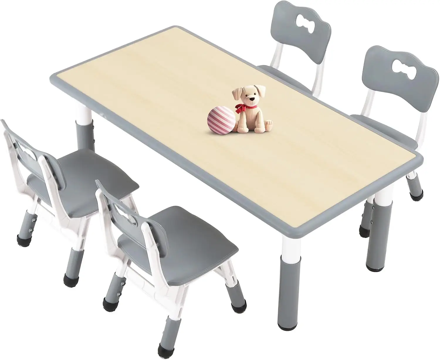 Art Craft Toddlers - Set Tavolo e 4 Sedie per