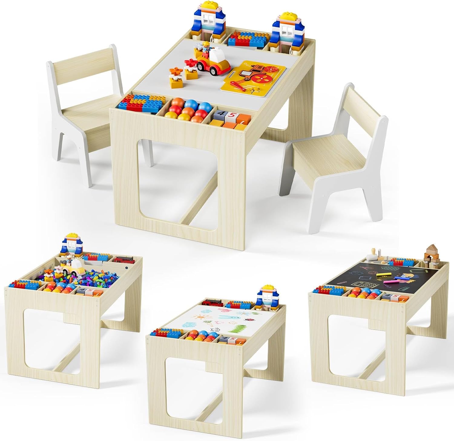Set Tavolo e Sedia 3 in 1 per  - Art And Craft For Nursery recensione e prezzo