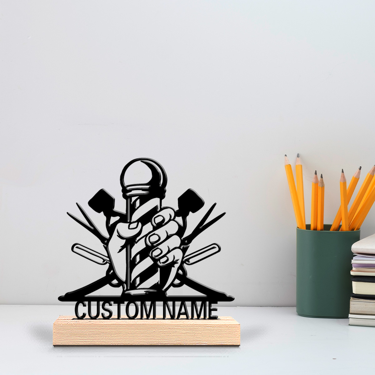 Statua in metallo da barbiere  - Art Craft Names recensione e prezzo