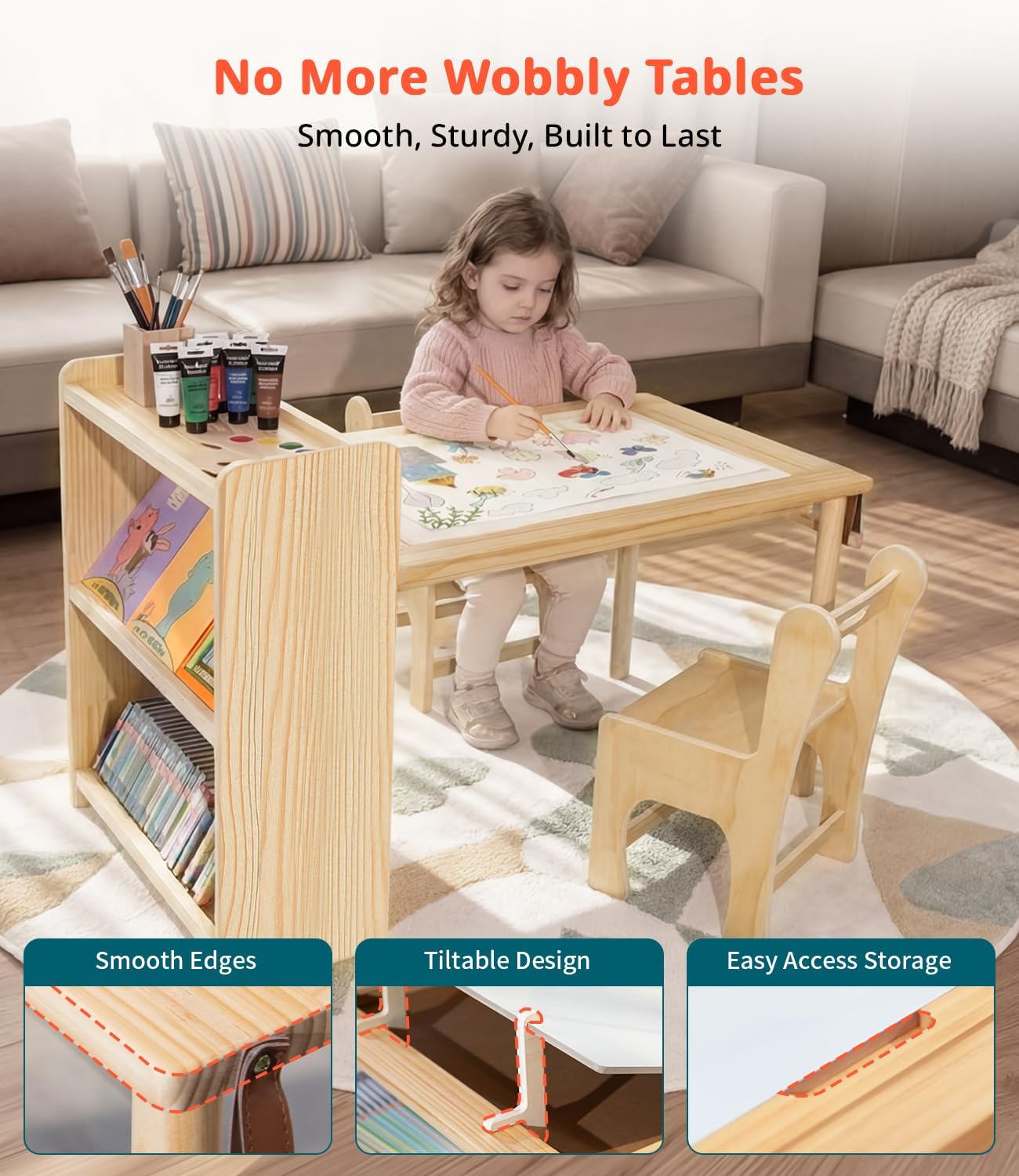 Tavolo da Disegno in Legno per - Art Craft Toddlers recensione e prezzo