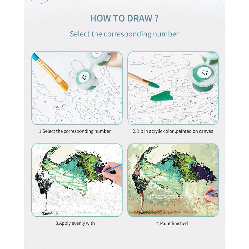 GATYZTORY pittura con i numeri - Art Craft Gift Ideas recensione e prezzo