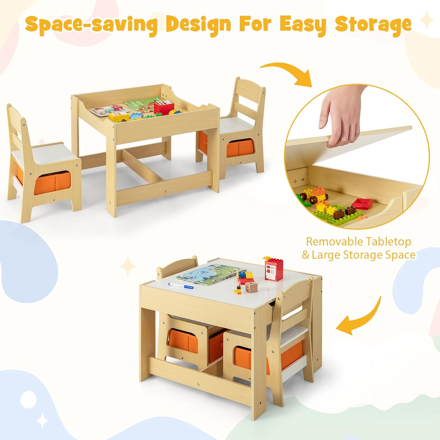 Set Tavolo e Sedie per Bambini - Art Craft Toddlers recensione e prezzo