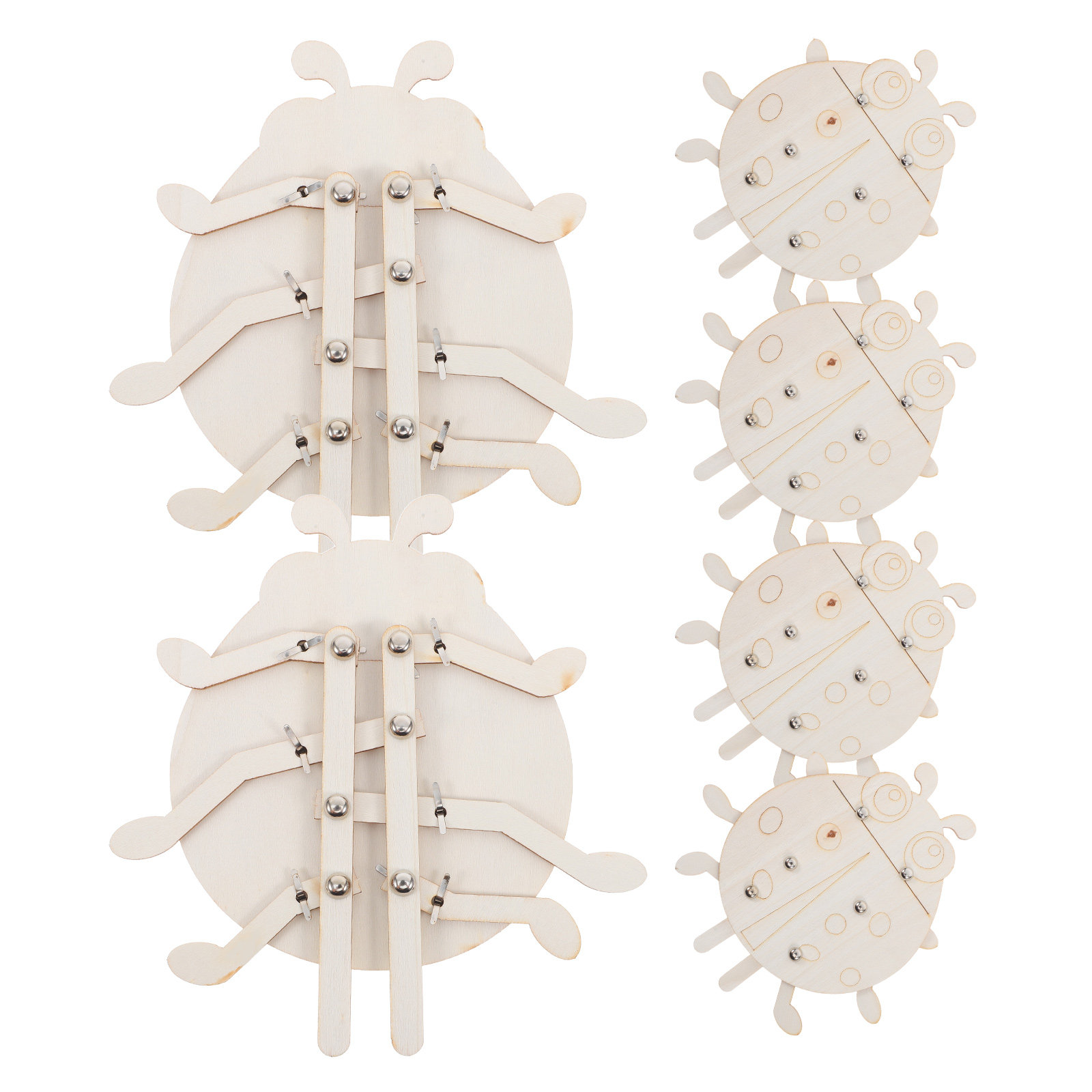 6 Pezzi Forme in Legno a Cocci - Art And Craft For Nursery recensione e prezzo