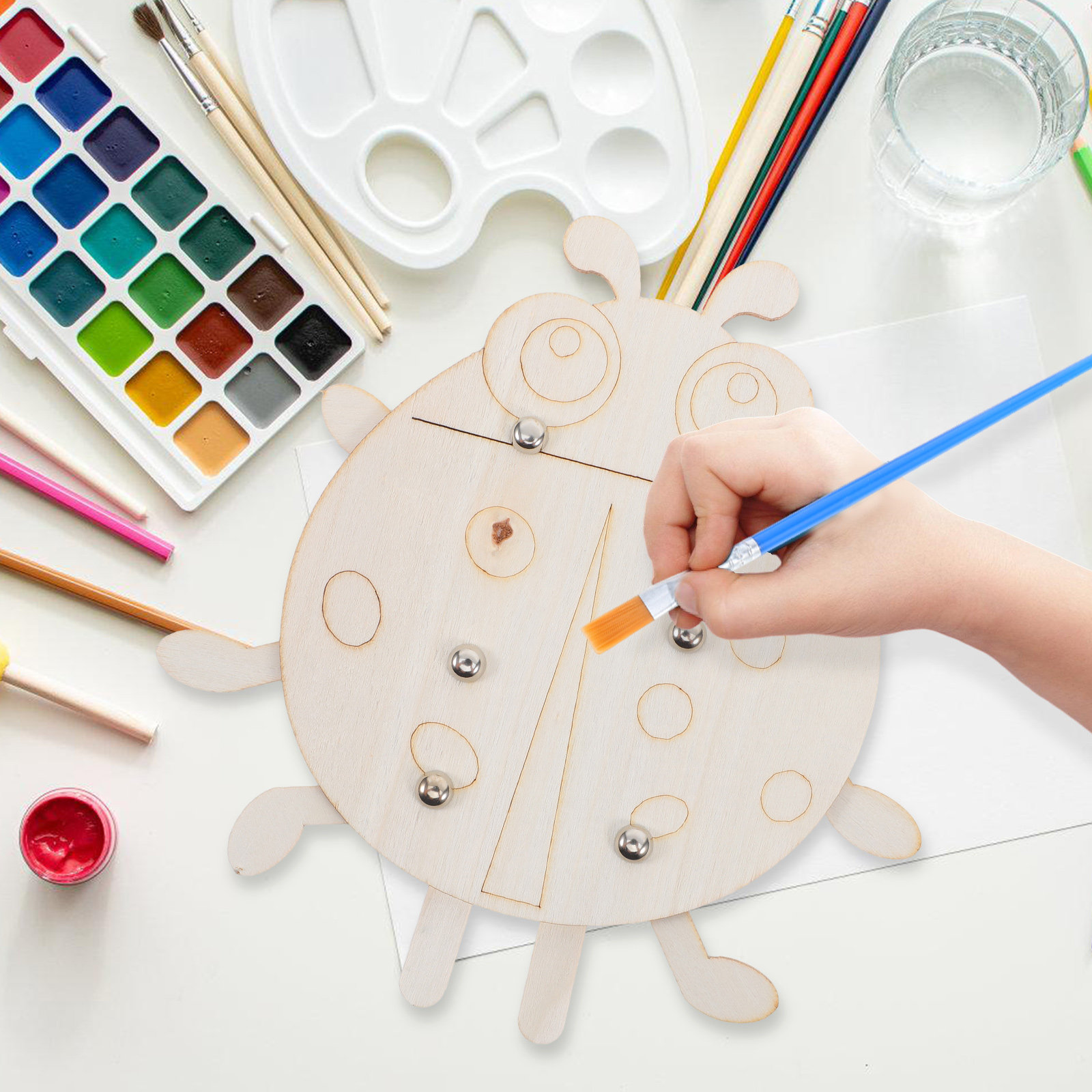 6 Pezzi Forme in Legno a Cocci - Art And Craft For Nursery recensione e prezzo