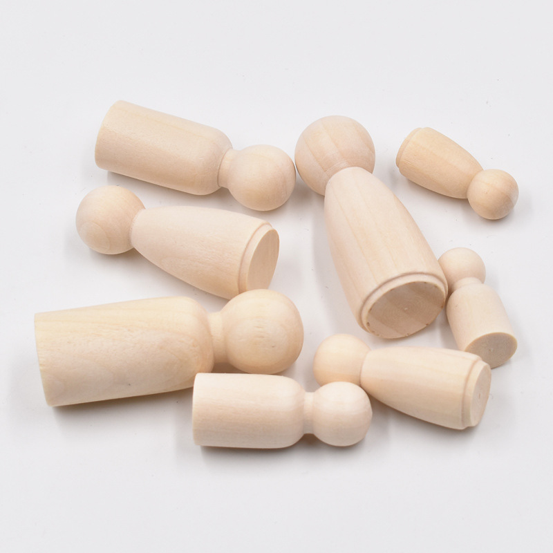 Set di 5 Bambole in Legno Non  - Art And Craft For Nursery recensione e prezzo
