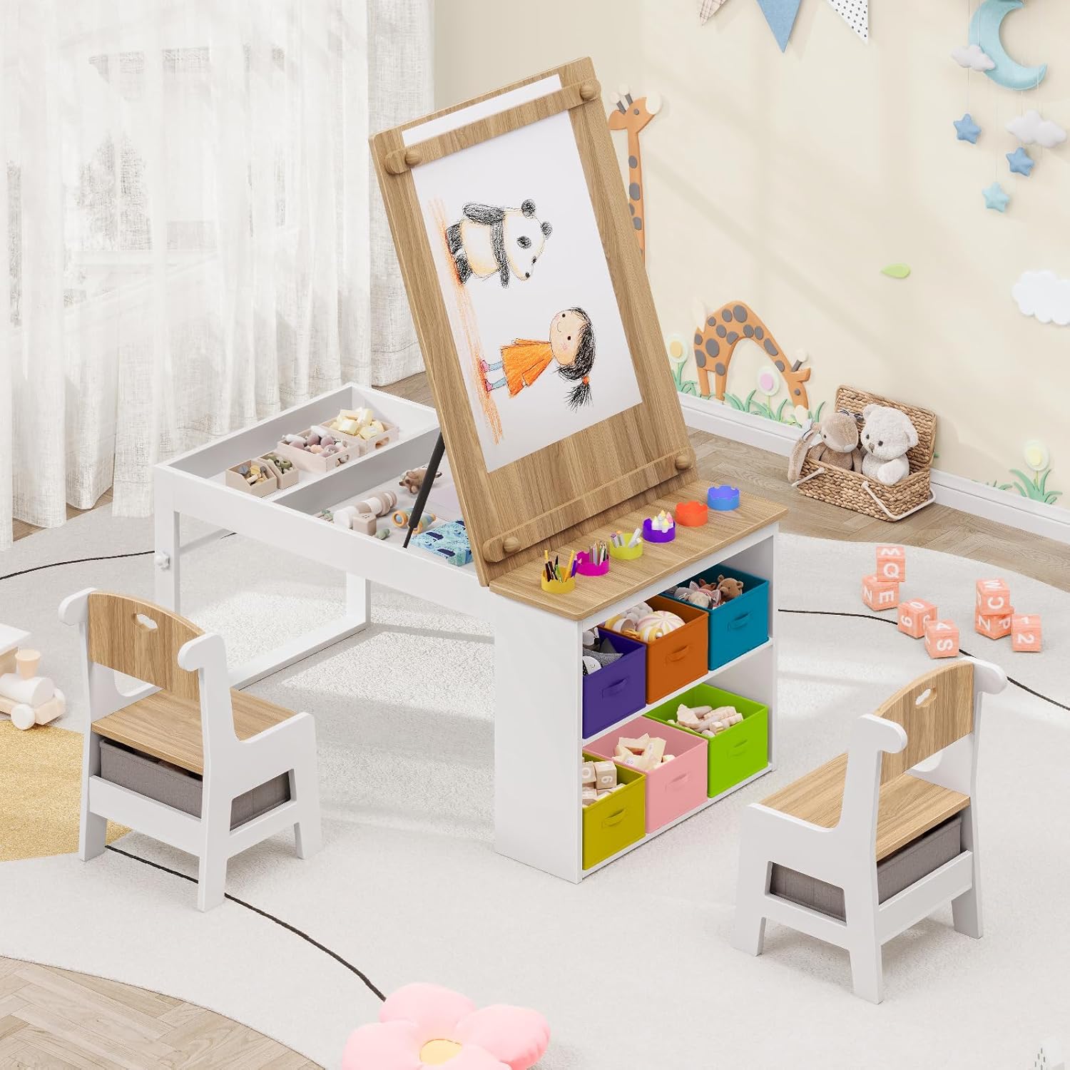 Tavolo e Sedie per Bambini, Se - Art Craft Toddlers recensione e prezzo