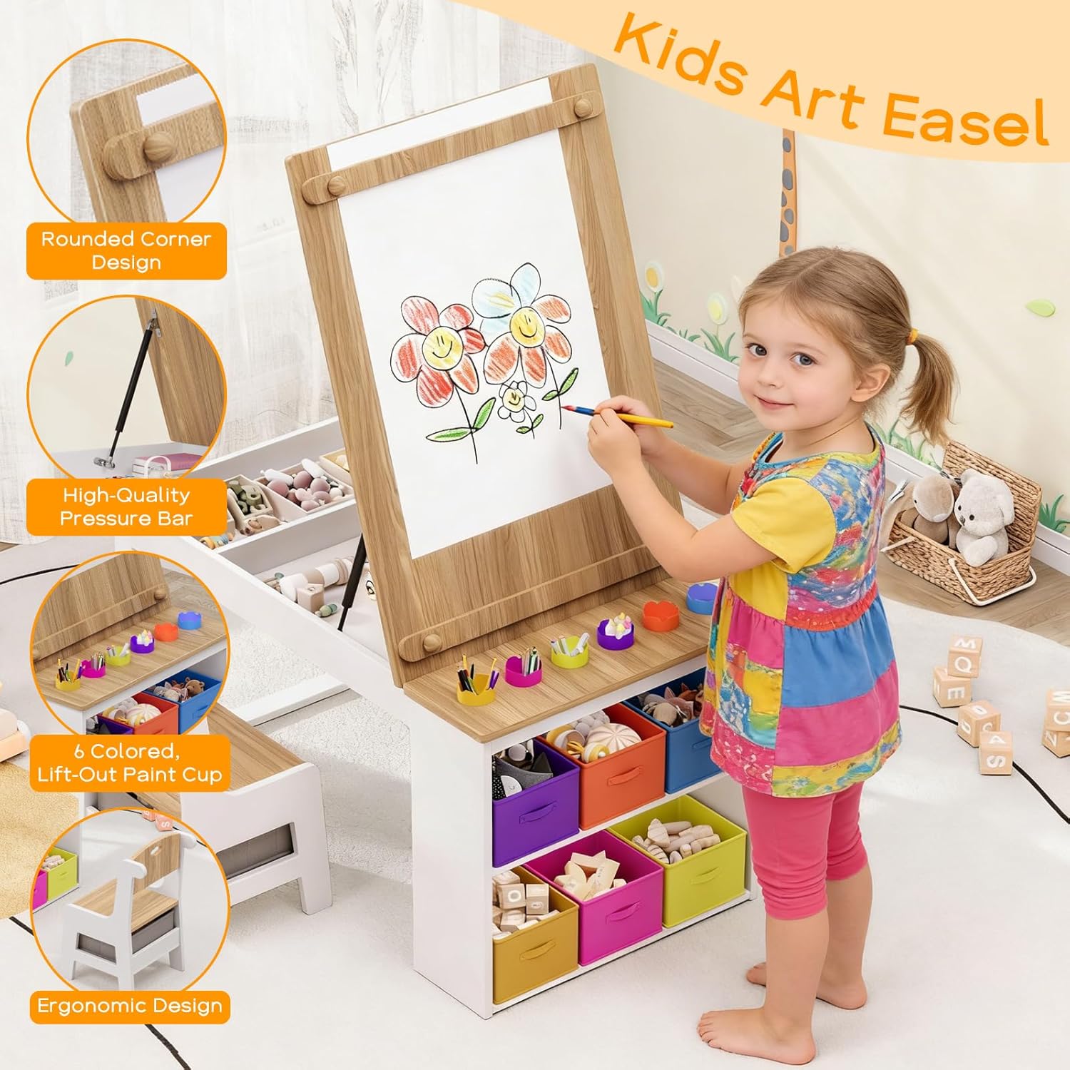 Tavolo e Sedie per Bambini, Se - Art Craft Toddlers recensione e prezzo
