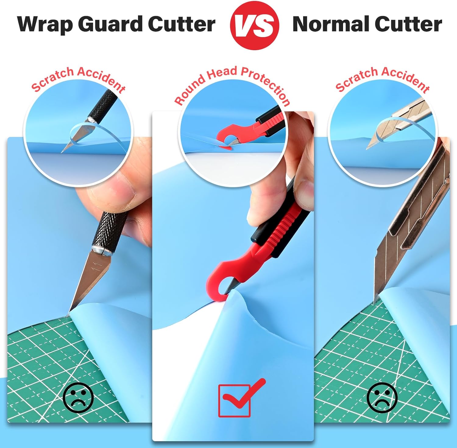 EHDIS 2pcs Safety Guard Cutter - Art Craft Knife recensione e prezzo