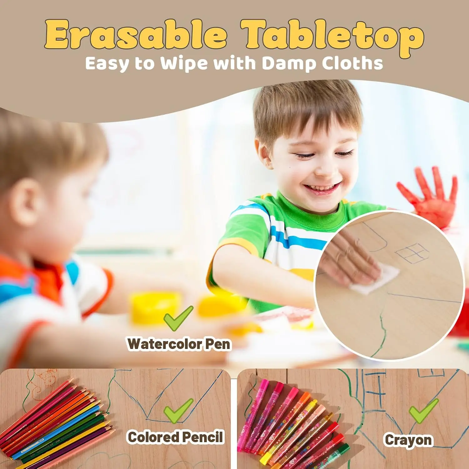 Set Tavolo e 4 Sedie per Bambi - Art Craft Toddlers recensione e prezzo