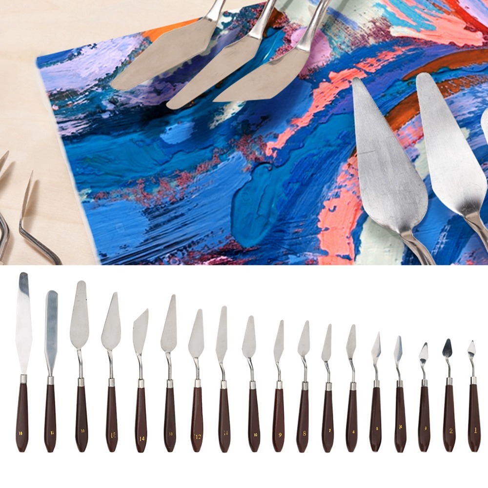 Set di 18 coltelli da pittura  - Painting Knife Palette recensione e prezzo