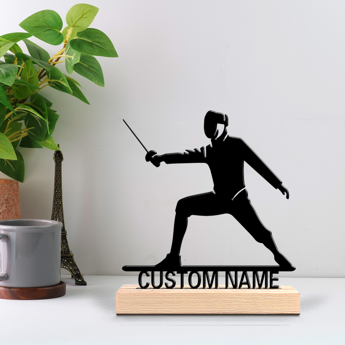 1 pezzo di statua in metallo c - Art Craft Names recensione e prezzo